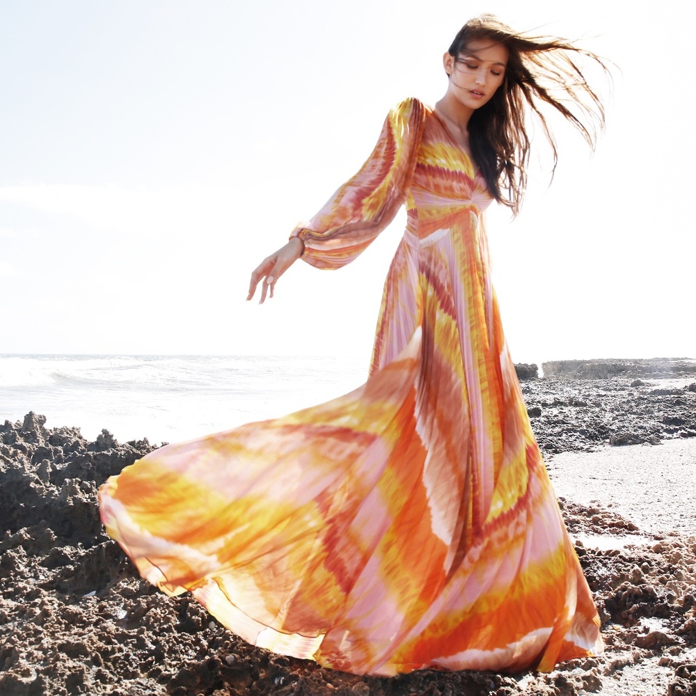ALEXIS Maxi Dress ESTE-Dress Sunset